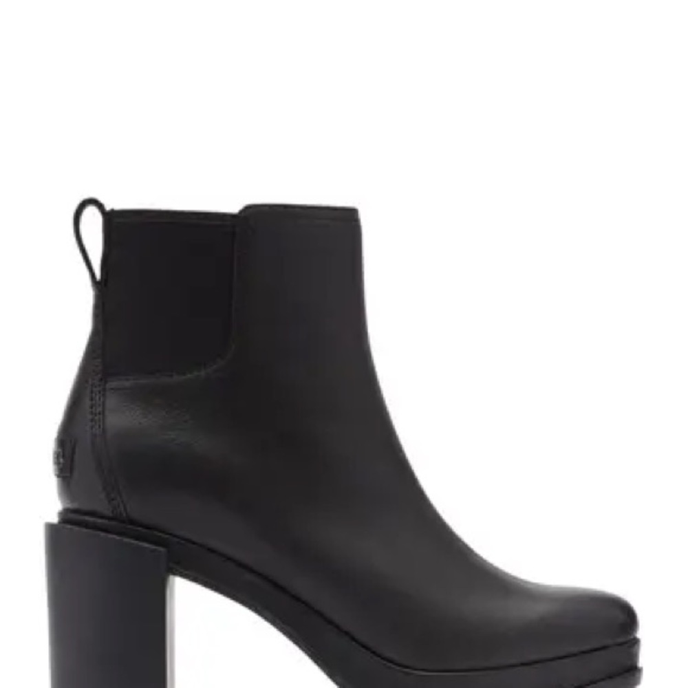 Sorel Blake Block-Heel Leather Chelsea Boots